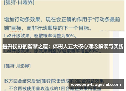 提升视野的智慧之道:体树人五大核心理念解读与实践 提升视野的智慧之道:体树人五大核心理念解读与实践
